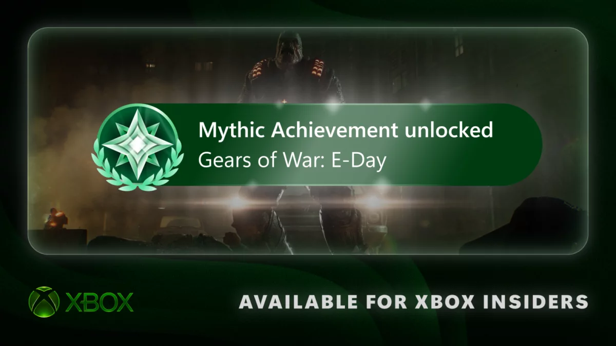 Los logros míticos de Xbox ya están disponibles para insiders